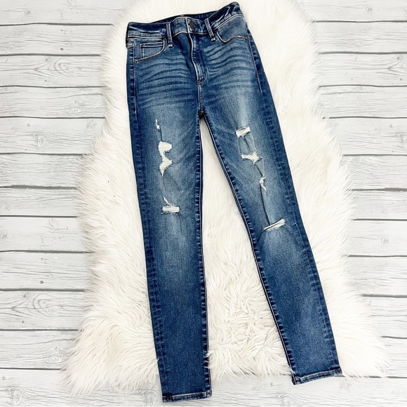 Abercrombie & Fitch Denim - Abercrombie & Fitch Simone High Rise Super Skinny Jeans